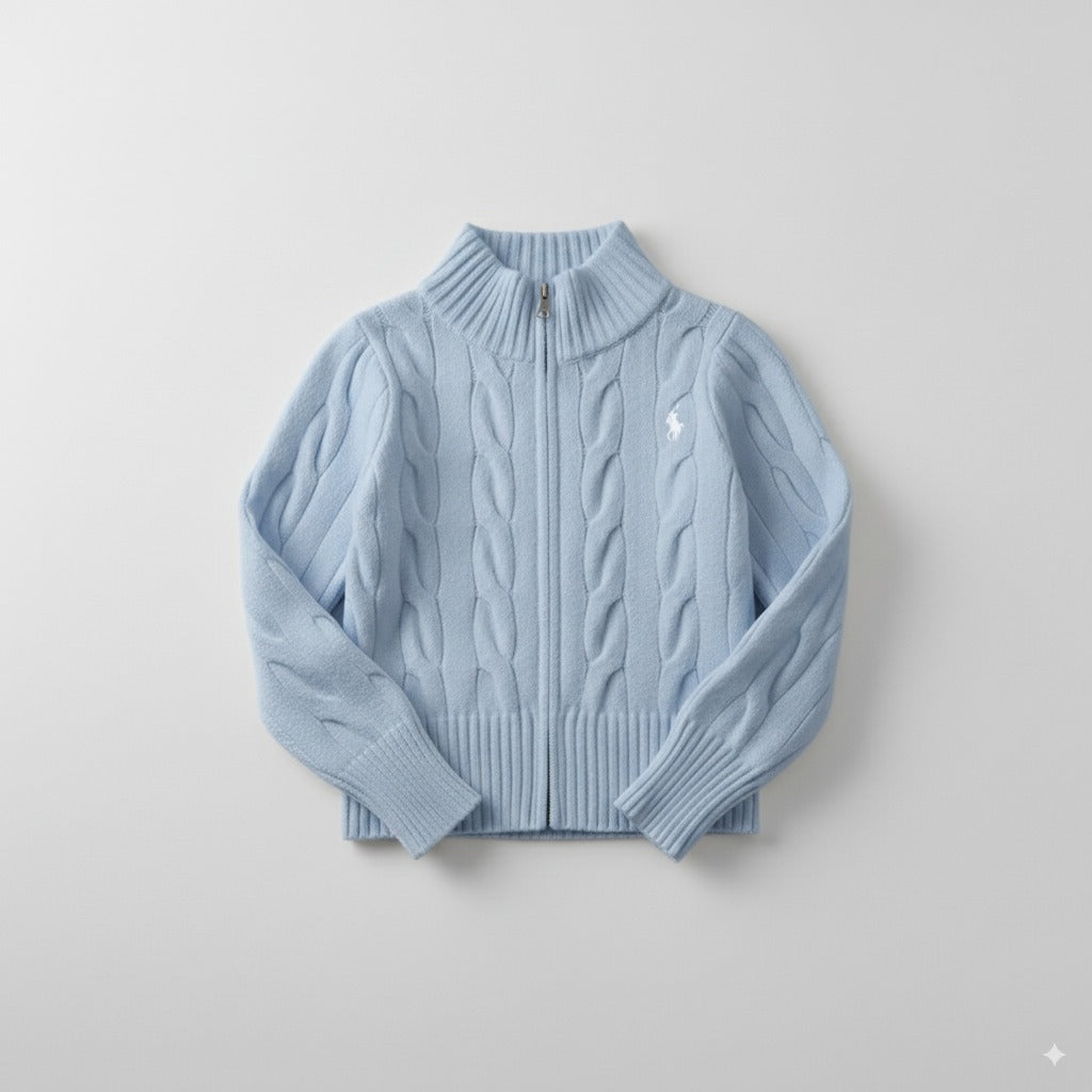 Zeitlos™ R.L  – Strickjacke Stickerei