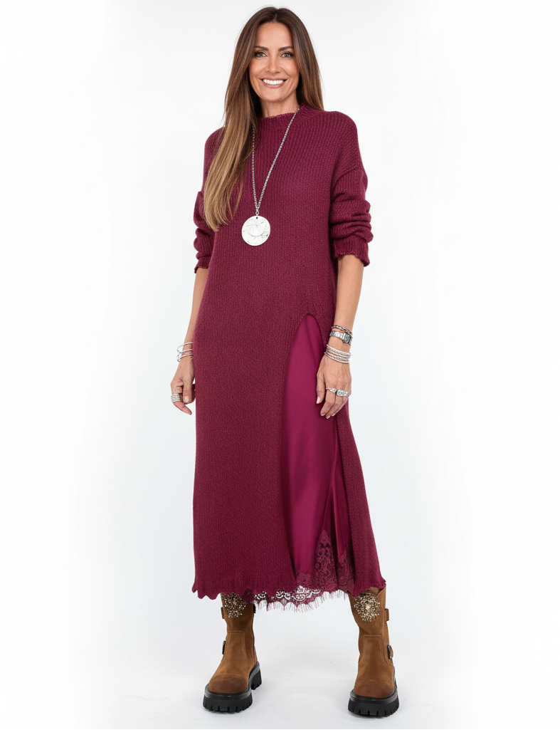 Damen Hosenträger Innenkleed + Pullover Casual Kostüm