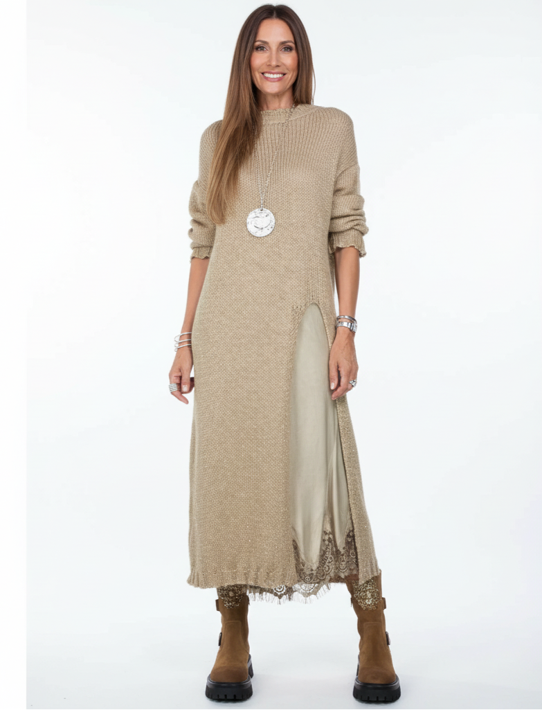 Damen Hosenträger Innenkleed + Pullover Casual Kostüm