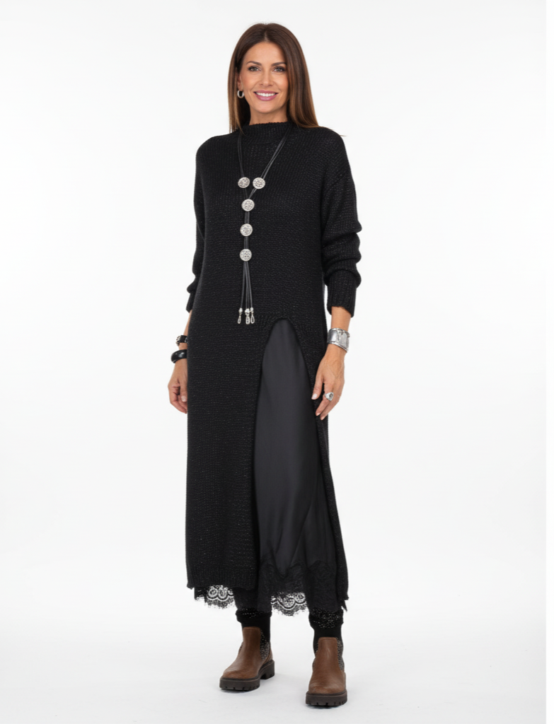 Damen Hosenträger Innenkleed + Pullover Casual Kostüm