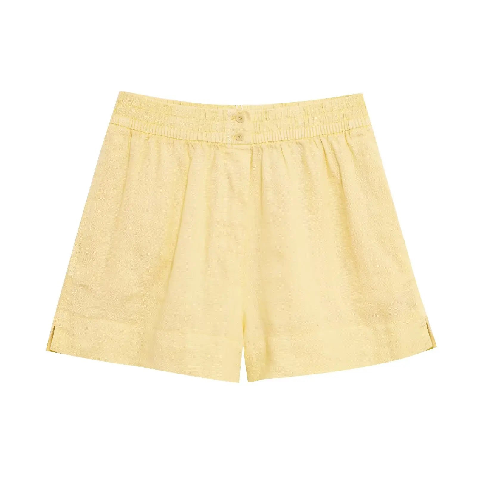 Zweiteiliges – Hemdbluse mit Revers + Relaxed Shorts